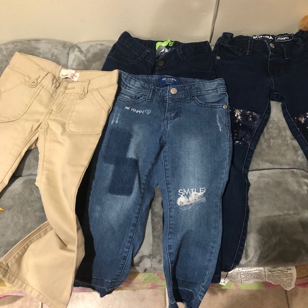 Girls 4t size jeans
